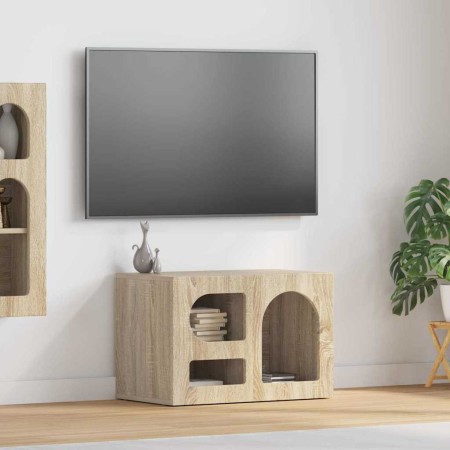 Mueble de TV Roble Sonoma 60 x 35 x 40 cm Madera de ingeniería en Muebles TV | Comprar online en Foru.es