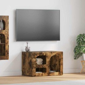 Mueble de TV Roble ahumado 60 x 35 x 40 cm Madera de ingeniería en Muebles TV | Comprar online en Foru.es