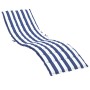 Cojín de tumbona tela Oxford a rayas azul y blanco de vidaXL, Cojines para sillas y sofás - Ref: Foro24-361421, Precio: 47,63...