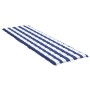 Cojín de tumbona tela Oxford a rayas azul y blanco de vidaXL, Cojines para sillas y sofás - Ref: Foro24-361421, Precio: 47,63...