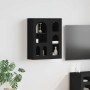Mueble colgante Negro 59 x 20 x 71.5 cm Madera de ingeniería en Armarios y almacenamiento | Comprar online en Foru.es
