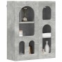 Mueble colgante con estante Gris Concreto 59 x 20 x 71.5 cm en Armarios y almacenamiento | Comprar online en Foru.es