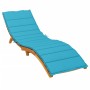 Cojín de tumbona tela Oxford turquesa de vidaXL, Cojines para sillas y sofás - Ref: Foro24-361449, Precio: 42,89 €, Descuento: %