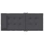 Cojines de silla respaldo alto 2 uds tela Oxford gris antracita de vidaXL, Cojines para sillas y sofás - Ref: Foro24-361874, ...