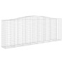 Cestas gaviones 6 uds forma de arco hierro 400x50x140/160 cm de vidaXL, Maceteros y jardineras - Ref: Foro24-3145986, Precio:...