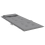 Cojines de silla con respaldo alto 4 uds tela Oxford gris de vidaXL, Cojines para sillas y sofás - Ref: Foro24-361878, Precio...