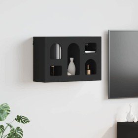 Mueble colgante Negro 60 x 20 x 40 cm Madera de ingeniería en Armarios y almacenamiento | Comprar online en Foru.es