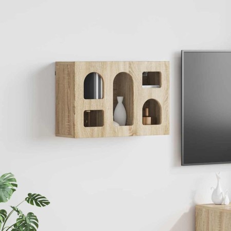 Mueble colgante con estante Roble Sonoma 60 x 20 x 40 cm en Armarios y almacenamiento | Comprar online en Foru.es