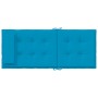 Cojines de silla con respaldo alto 4 uds tela Oxford azul claro de vidaXL, Cojines para sillas y sofás - Ref: Foro24-361887, ...