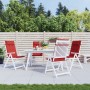 Cojines de silla con respaldo alto 4 uds tela Oxford rojo de vidaXL, Cojines para sillas y sofás - Ref: Foro24-361893, Precio...