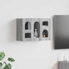 Mueble colgante con estante Gris Sonoma 60 x 20 x 40 cm en Armarios y almacenamiento | Comprar online en Foru.es