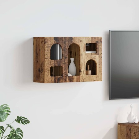 Mueble colgante con estante Madera vieja 60 x 20 x 40 cm en Armarios y almacenamiento | Comprar online en Foru.es