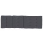 Cojines para tumbona 2 uds tela Oxford gris antracita de vidaXL, Cojines para sillas y sofás - Ref: Foro24-361984, Precio: 49...