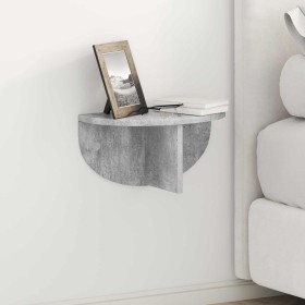 Estante de pared 2 pcs Gris Concreto 38 x 19 x 19 cm en Estanterías | Comprar online en Foru.es