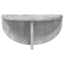 Estante de pared 2 pcs Gris Concreto 38 x 19 x 19 cm en Estanterías | Comprar online en Foru.es