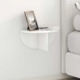 Estante de pared 2 pcs brillante 38 x 19 x 19 cm en Estanterías | Comprar online en Foru.es