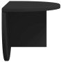 Estante de pared 2 pcs Negro 38 x 19 x 19 cm en Estanterías | Comprar online en Foru.es