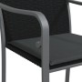 Sillas jardín y cojines 2 uds ratán sintético negro 56x59x84 cm de vidaXL, Sillas de jardín - Ref: Foro24-364094, Precio: 106...