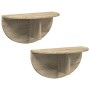 Estante de pared 2 pcs Roble Sonoma 38 x 19 x 19 cm en Estanterías | Comprar online en Foru.es