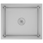 Fregadero de cocina hecho a mano acero inoxidable de vidaXL, Fregaderos - Ref: Foro24-51502, Precio: 91,57 €, Descuento: %