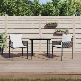 Garden chairs and cushions 2 pcs brown synthetic rattan 54x61x83cm by vidaXL, Garden chairs - Ref: Foro24-364100, Price: 143,...