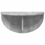 Estante de pared 2 pcs Gris Concreto 38 x 19 x 19 cm en Estanterías | Comprar online en Foru.es