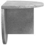 Estante de pared 2 pcs Gris Concreto 38 x 19 x 19 cm en Estanterías | Comprar online en Foru.es