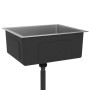 Fregadero de cocina hecho a mano acero inoxidable de vidaXL, Fregaderos - Ref: Foro24-51502, Precio: 91,57 €, Descuento: %