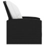 Sillón reclinable de jardín con cojines ratán sintético negro de vidaXL, Sillas de jardín - Ref: Foro24-364105, Precio: 194,1...
