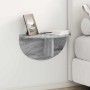 Estante de pared 2 pcs Gris Sonoma 38 x 19 x 19 cm en Estanterías | Comprar online en Foru.es
