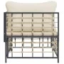 Garden corner sofa with beige synthetic rattan cushions by vidaXL, Modular outdoor sofas - Ref: Foro24-364130, Price: 68,43 €...