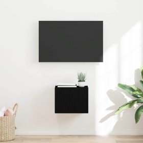 Mueble de TV Montado en la Pared Negro 60 x 31 x 29.5 cm en Muebles TV | Comprar online en Foru.es