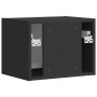 Mueble de TV Montado en la Pared Negro 60 x 31 x 29.5 cm en Muebles TV | Comprar online en Foru.es