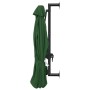 Sombrilla de pared con barra de metal 300 cm verde de vidaXL, Sombrillas - Ref: Foro24-44864, Precio: 96,46 €, Descuento: %