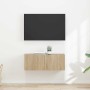 Mueble de TV Montado en la Pared 2 pcs Sonoma 60 x 31 x 29.5 cm en Muebles TV | Comprar online en Foru.es