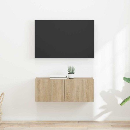 Mueble de TV Montado en la Pared 2 pcs Sonoma 60 x 31 x 29.5 cm en Muebles TV | Comprar online en Foru.es