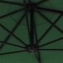 Sombrilla de pared con barra de metal 300 cm verde de vidaXL, Sombrillas - Ref: Foro24-44864, Precio: 96,46 €, Descuento: %