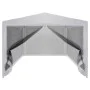 Carpa de celebraciones plegable con 4 paredes de malla 4x3 m de vidaXL, Carpas y cenadores - Ref: Foro24-45109, Precio: 93,30...