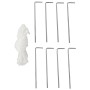 Carpa de celebraciones plegable con 4 paredes de malla 4x3 m de vidaXL, Carpas y cenadores - Ref: Foro24-45109, Precio: 92,34...