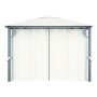 Cenador con cortina color crema aluminio 300x300 cm de vidaXL, Carpas y cenadores - Ref: Foro24-48042, Precio: 469,87 €, Desc...