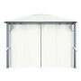 Cenador con cortina color crema aluminio 300x300 cm de vidaXL, Carpas y cenadores - Ref: Foro24-48042, Precio: 474,79 €, Desc...