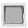 Carpa para celebraciones con 4 paredes de malla blanco 2x2 m de vidaXL, Carpas y cenadores - Ref: Foro24-48520, Precio: 76,06...