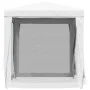 Carpa para celebraciones con 4 paredes de malla blanco 2x2 m de vidaXL, Carpas y cenadores - Ref: Foro24-48520, Precio: 75,84...