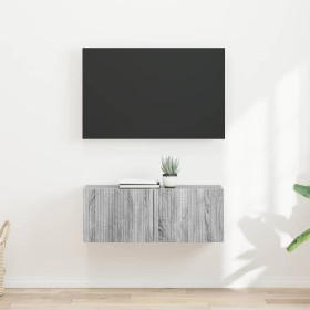 Mueble de TV Montado en la Pared 2 pcs Gris Sonoma en Muebles TV | Comprar online en Foru.es