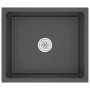 Handgefertigte Spüle aus schwarzem Edelstahl von vidaXL, Sinkt - Ref: Foro24-51503, Preis: 106,43 €, Rabatt: %