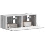 Mueble de TV Montado en la Pared 2 pcs Gris Sonoma en Muebles TV | Comprar online en Foru.es
