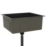 Handgefertigte Spüle aus schwarzem Edelstahl von vidaXL, Sinkt - Ref: Foro24-51503, Preis: 106,43 €, Rabatt: %