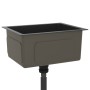 Fregadero hecho a mano acero inoxidable negro de vidaXL, Fregaderos - Ref: Foro24-51507, Precio: 77,08 €, Descuento: %