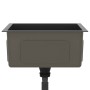Fregadero hecho a mano acero inoxidable negro de vidaXL, Fregaderos - Ref: Foro24-51507, Precio: 77,08 €, Descuento: %
