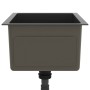 Fregadero hecho a mano acero inoxidable negro de vidaXL, Fregaderos - Ref: Foro24-51507, Precio: 77,08 €, Descuento: %
